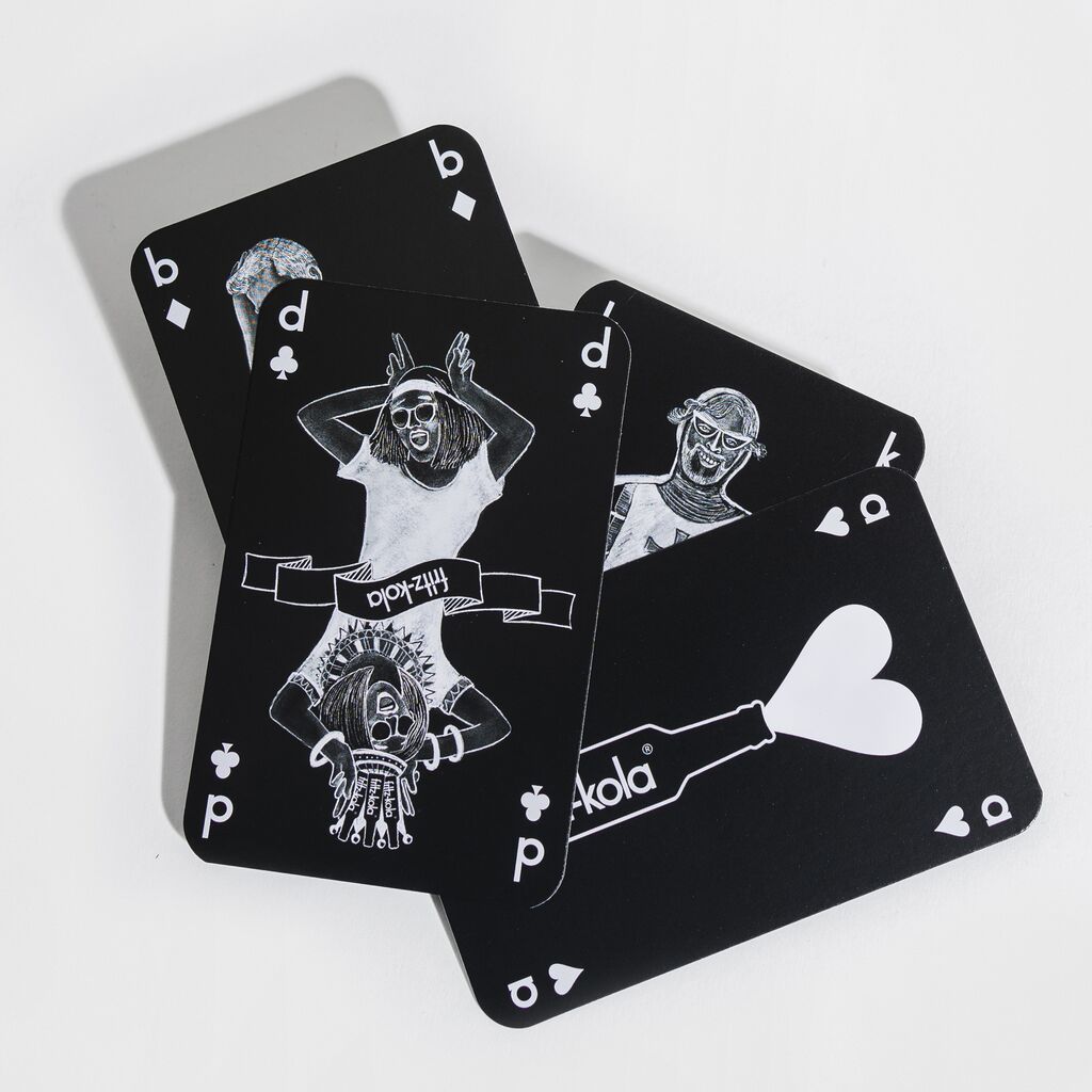 spielkarten 'bube, dame, könig, fritz'