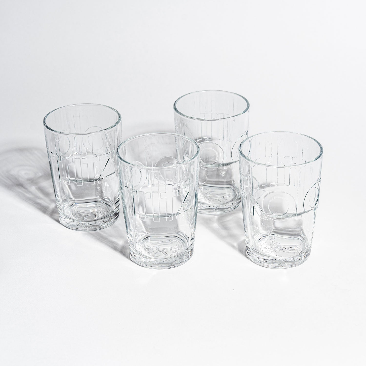 fritz-kola | gläser 'embossed' (4er-set)