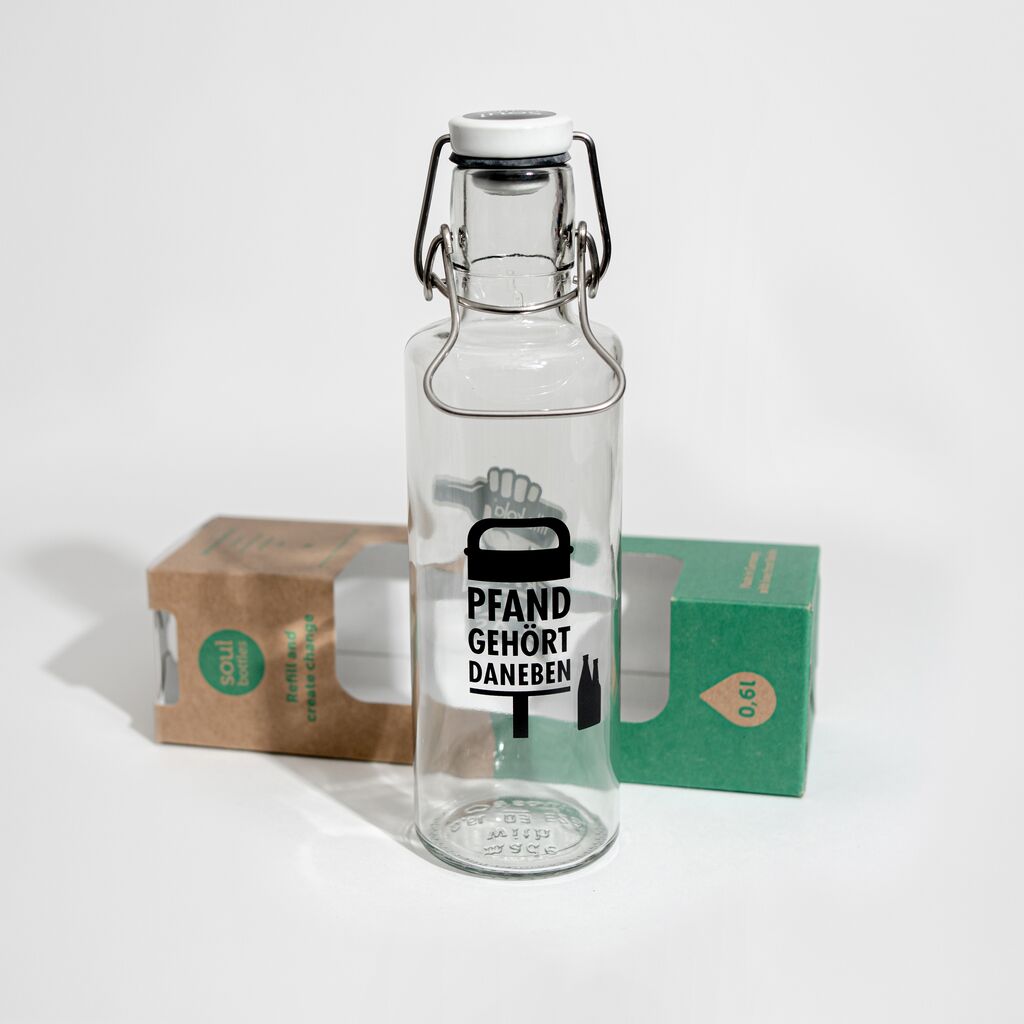soulbottle 'trink aus glas'