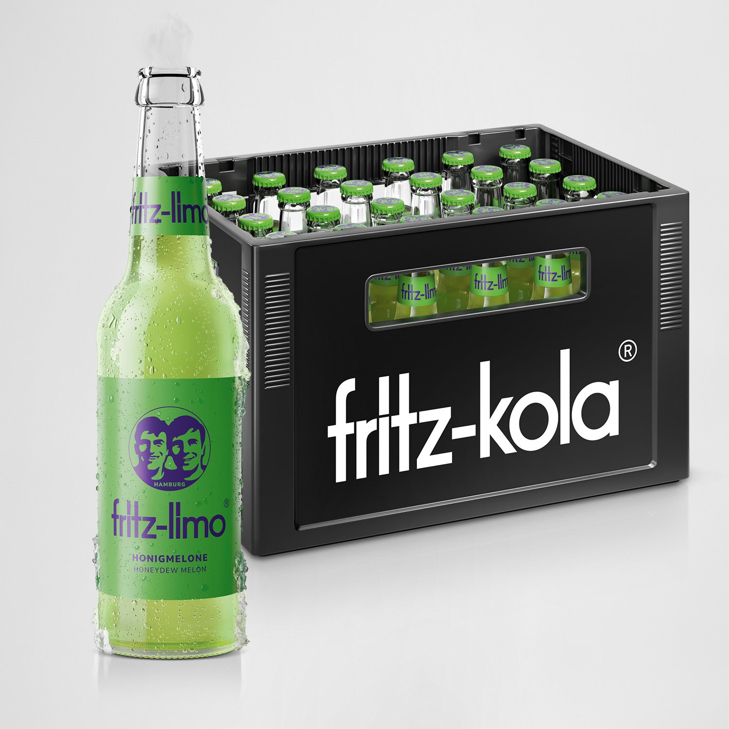 fritz-limo honigmelone 0,33 l